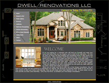 Tablet Screenshot of dwellrenovations.com